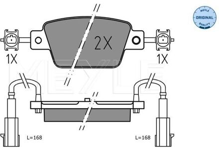 Fiat Remblokkenset, schijfrem 0252371418