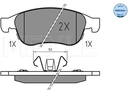 Fiat Remblokkenset, schijfrem 0252453819