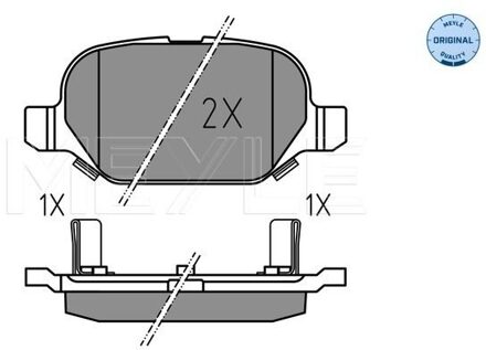 Fiat Remblokkenset, schijfrem 0252541014