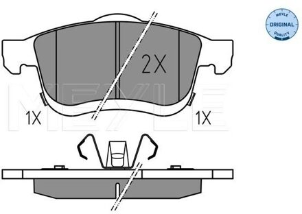 Fiat Remblokkenset, schijfrem 0252590621