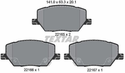 Fiat Remblokkenset, schijfrem 2216501