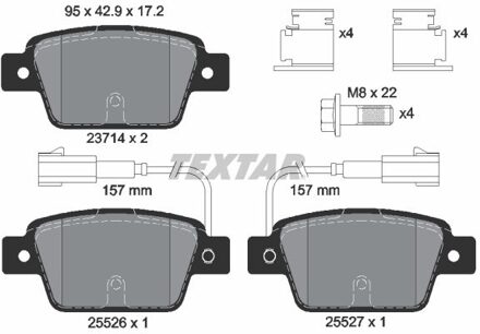 Fiat Remblokkenset, schijfrem 2371403