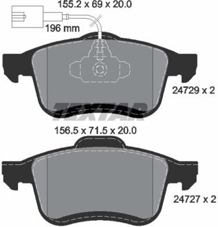 Fiat Remblokkenset, schijfrem 2472901