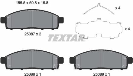 Fiat Remblokkenset, schijfrem 2508703