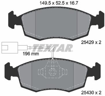 Fiat Remblokkenset, schijfrem 2542901