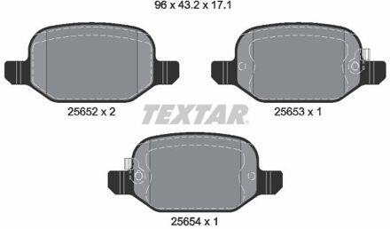 Fiat Remblokkenset, schijfrem 2565201