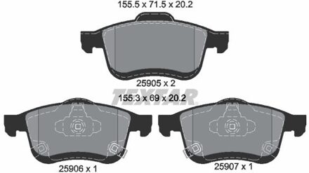 Fiat Remblokkenset, schijfrem 2590501