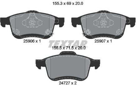 Fiat Remblokkenset, schijfrem 2590601