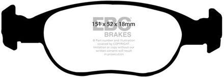 Fiat Remblokkenset, schijfrem DP1141