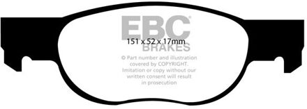 Fiat Remblokkenset, schijfrem DP1336