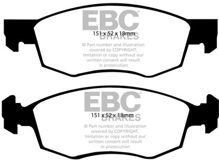 Fiat Remblokkenset, schijfrem DP1528