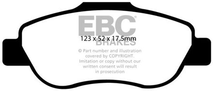 Fiat Remblokkenset, schijfrem DP1573