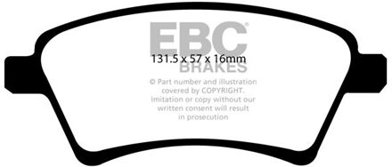 Fiat Remblokkenset, schijfrem DP1925