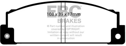 Fiat Remblokkenset, schijfrem DP372