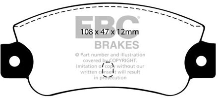 Fiat Remblokkenset, schijfrem DP501