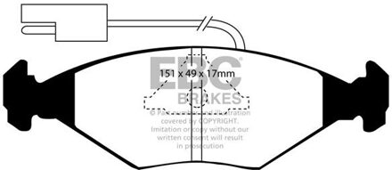 Fiat Remblokkenset, schijfrem DP704