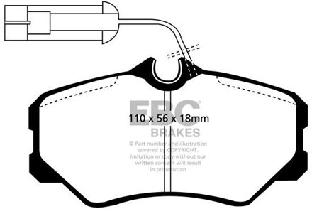 Fiat Remblokkenset, schijfrem DP820
