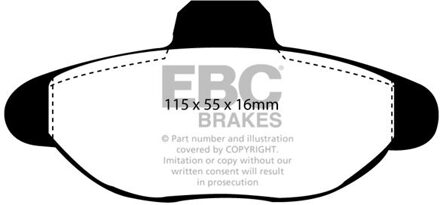 Fiat Remblokkenset, schijfrem DP944