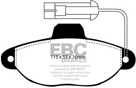 Fiat Remblokkenset, schijfrem DP945