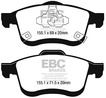 Fiat Remblokkenset, schijfrem DPX2248