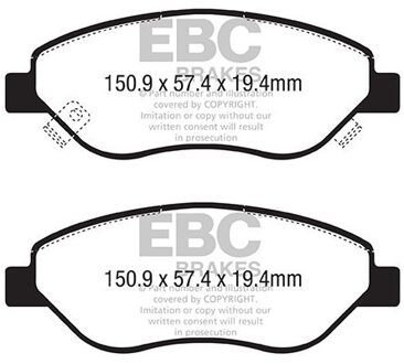 Fiat Remblokkenset, schijfrem DPX2332