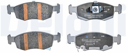 Fiat Remblokkenset, schijfrem LP5079EV