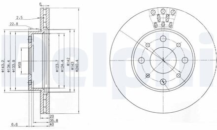 Fiat Remschijf BG3425