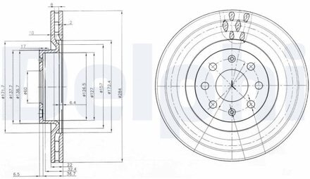 Fiat Remschijf BG3944
