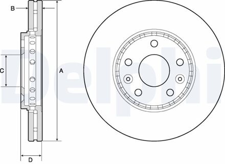 Fiat Remschijf BG4815C