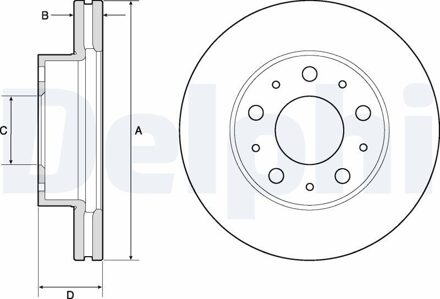 Fiat Remschijf BG9180C