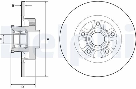 Fiat Remschijf BG9190RSC