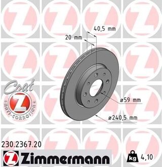 Fiat Remschijf Coat Z 230236720