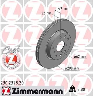 Fiat Remschijf Coat Z 230237820