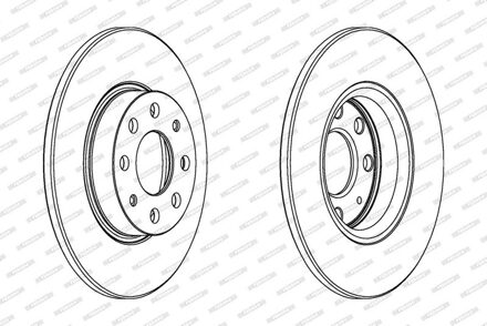 Fiat Remschijf DDF1784C
