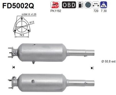 Fiat Roetfilter FD5002Q