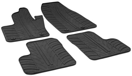 Fiat Rubbermatten passend voor Fiat 500X 2015- & Jeep Renegade na 02/2015- (T profiel 4-delig + montageclips)