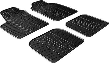 Fiat Rubbermatten passend voor Fiat Panda 2003-2011 (T profiel 4-delig)