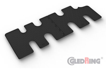 Fiat Rubbermatten passend voor Fiat, Renault, Opel, Nissan - 2 Delig + Montageclips GL0857