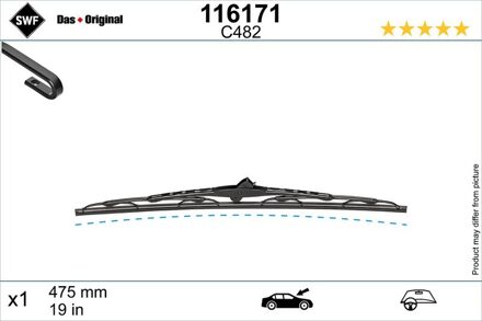 Fiat Ruitenwisser 116171