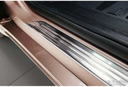 Fiat RVS Instaplijsten passend voor Fiat 500e Berlina 3-deurs 2020- 2-delig AV208010