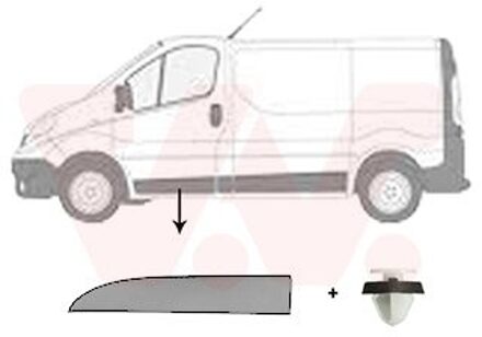 Fiat Sier- / beschermingspaneel, deur 4396401