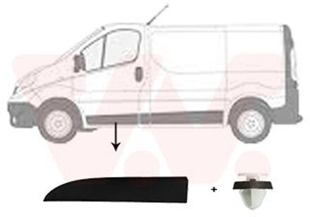 Fiat Sier- / beschermingspaneel, deur 4396421