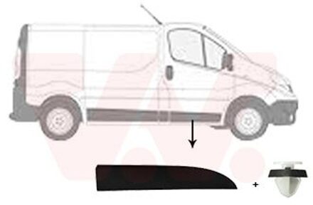 Fiat Sier- / beschermingspaneel, deur 4396422