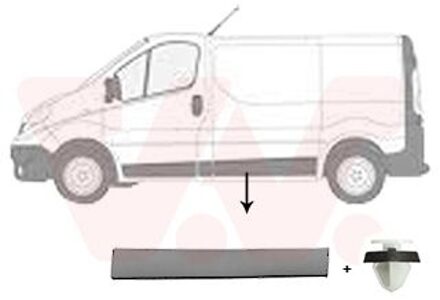 Fiat Sier- / beschermingspaneel, zijwand 4396405