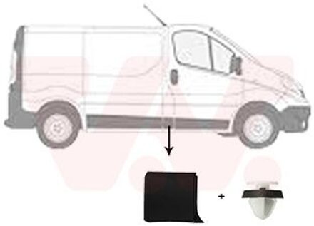 Fiat Sier- / beschermingspaneel, zijwand 4396424