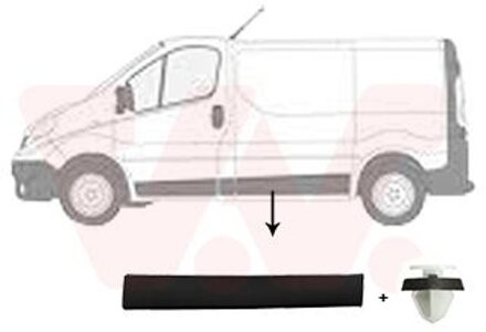 Fiat Sier- / beschermingspaneel, zijwand 4396425