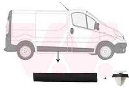 Fiat Sier- / beschermingspaneel, zijwand 4396426