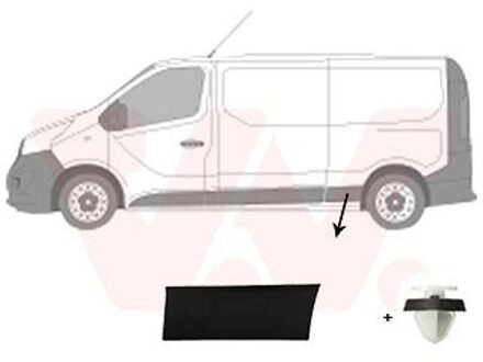 Fiat Sier- / beschermingspaneel, zijwand 4396427