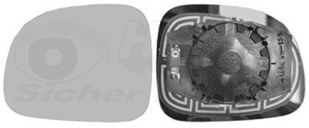 Fiat Spiegelglas, buitenspiegel