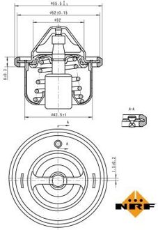 Fiat Thermostaat, koelvloeistof 725127